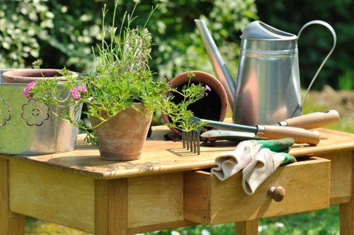 Seasonal garden maintenance activities