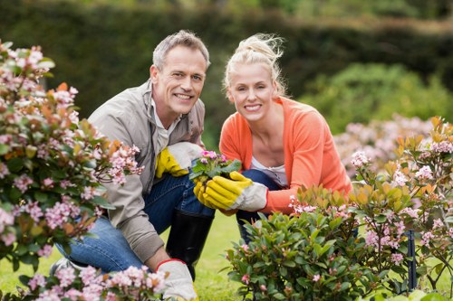 Accessible printout and large-text brochure for local garden maintenance services in Tooting